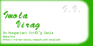 imola virag business card